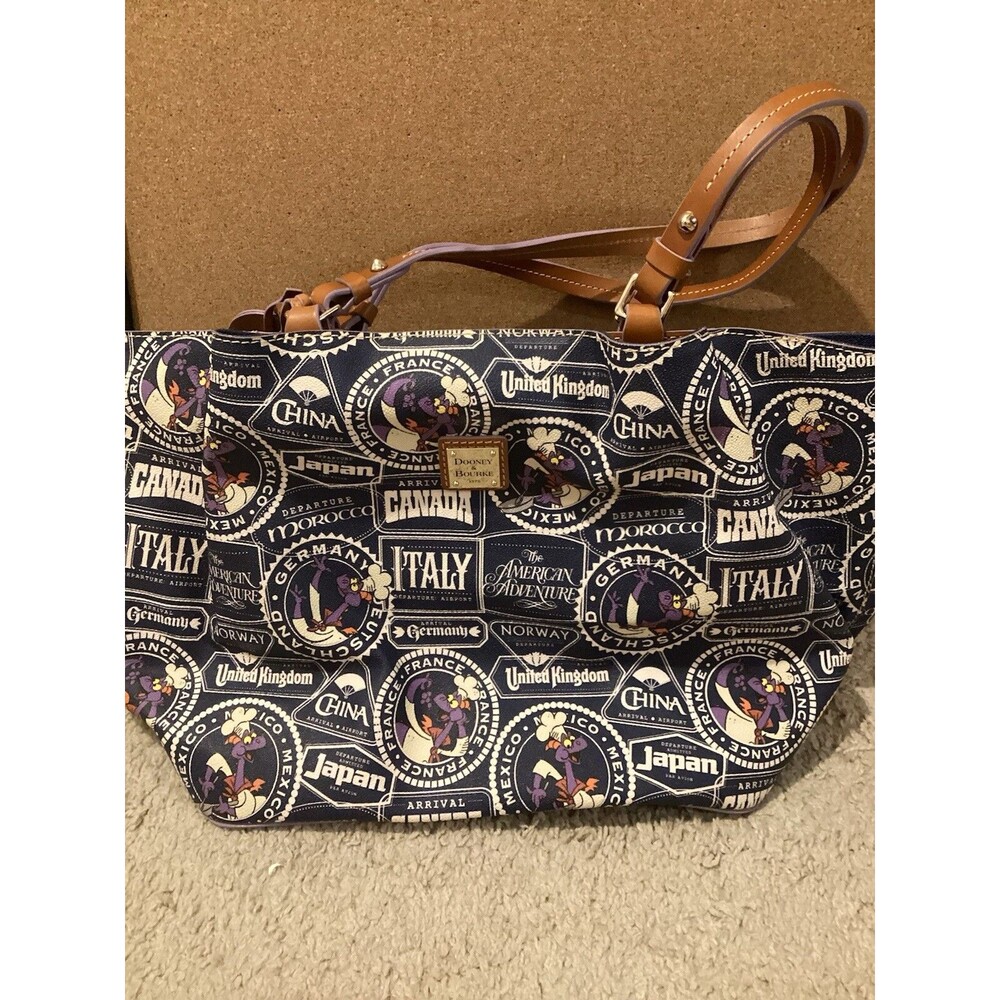 Disney Parks Dooney and Bourke 2017 Epcot Food And Wine Festival Purse Figment